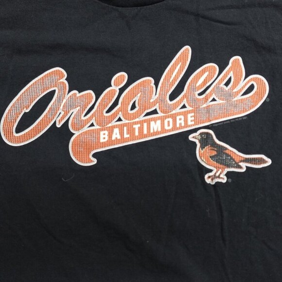 Vintage Baltimore Orioles Shirt Medium Black 2001 - Picture 1 of 9